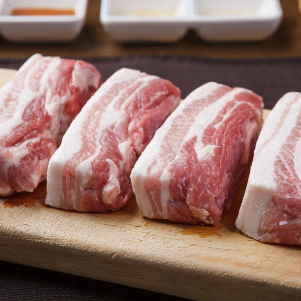통삼겹 (Boneless Pork Belly Thick Cut) 2lb
