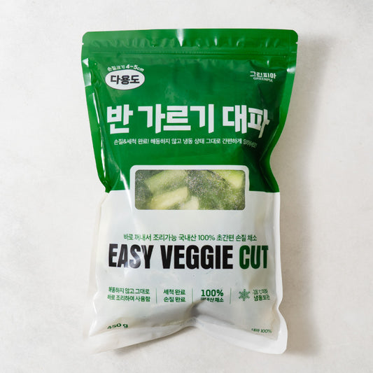 Korean Sliced Leek (half cut) 450g