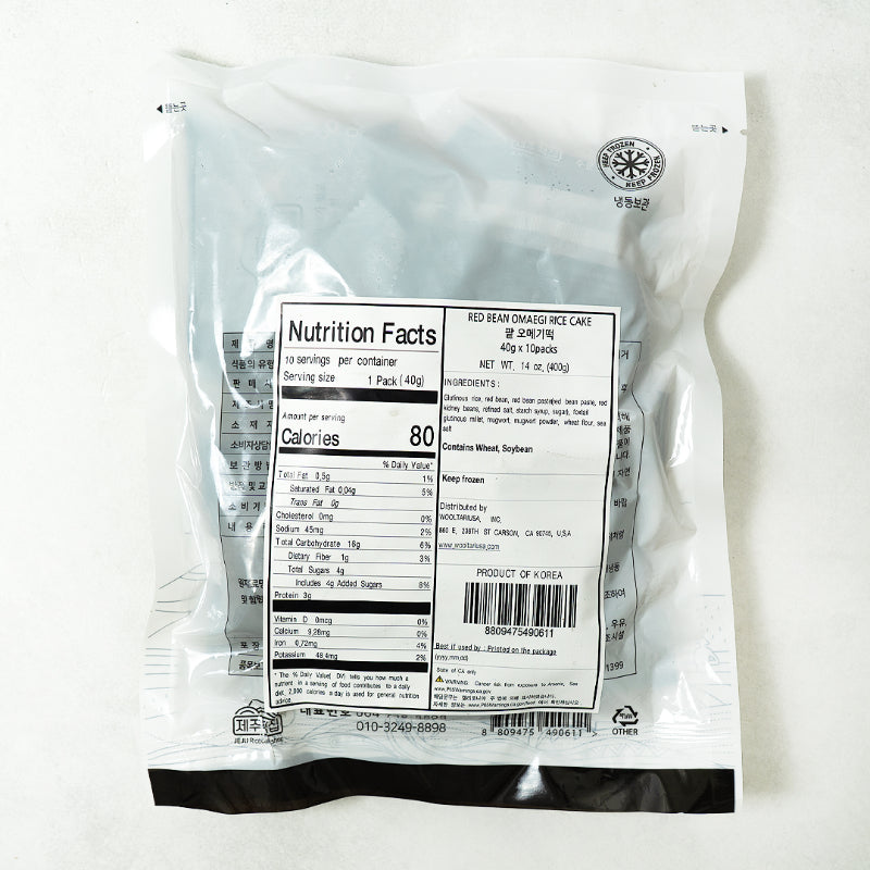 팥오메기떡 400g