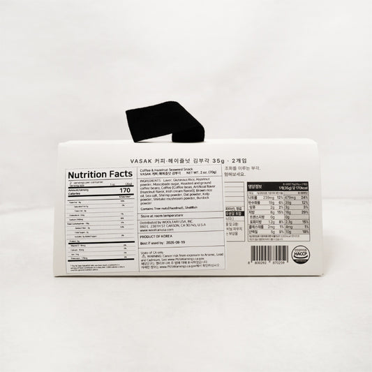 에센셜 커피·헤이즐넛 김부각 (2개입 선물세트) 70g 