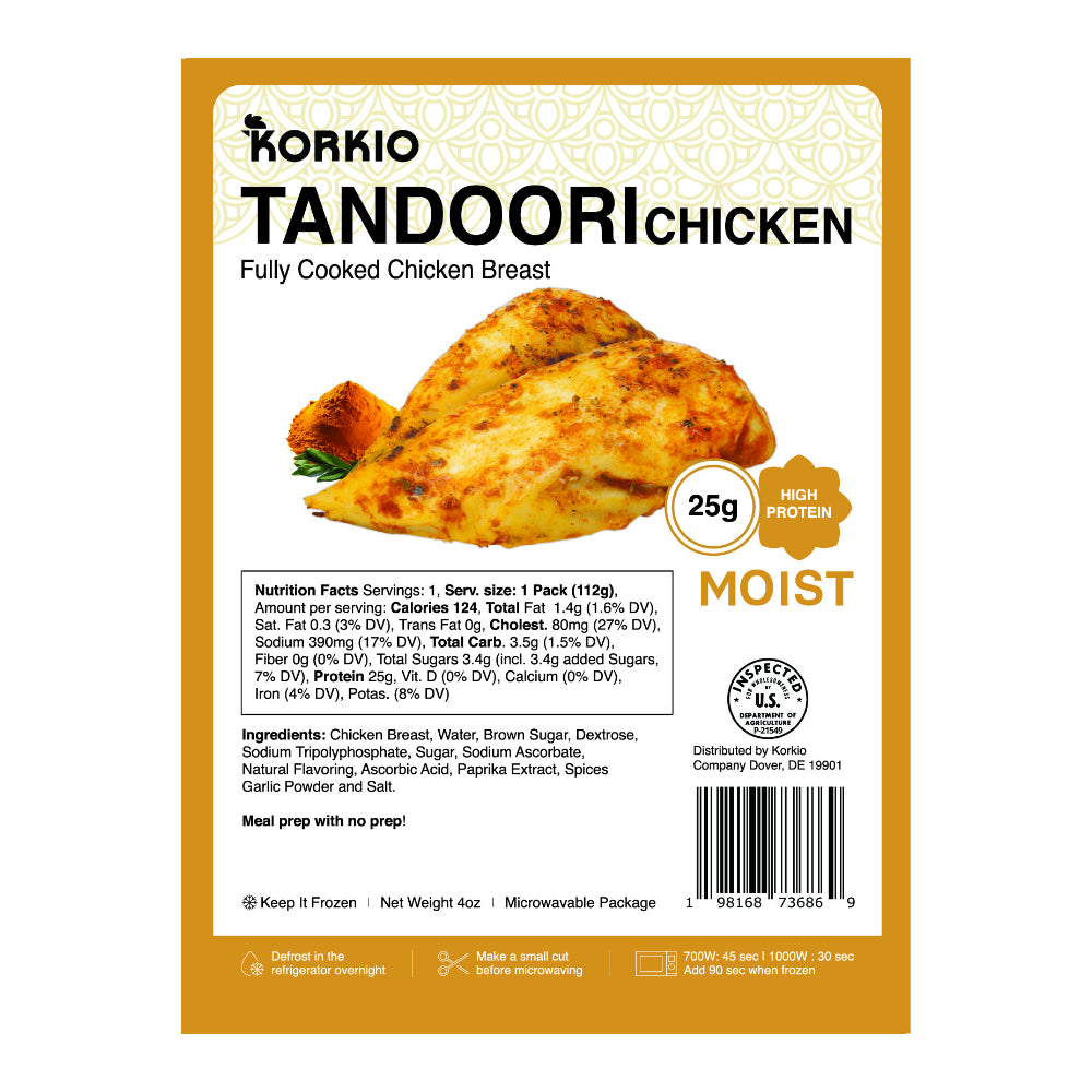 Fully Cooked Chicken Brest Tandoori 25g