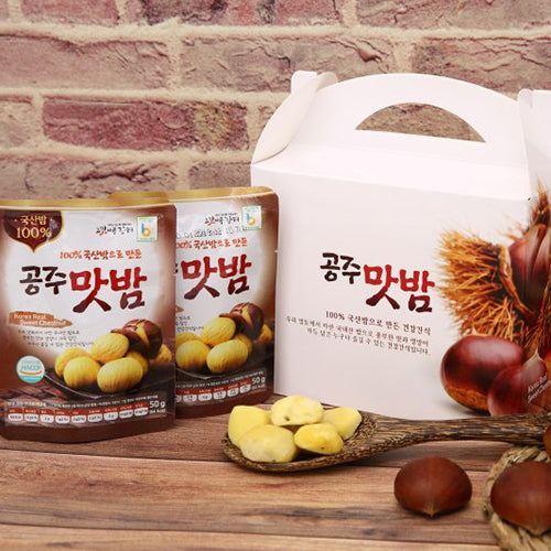 국내산 100% 공주맛밤 선물세트 (50g x 10개입)