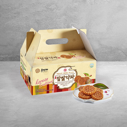 Hojeongga Glutinous Rice Yakgwa (Deep-fried Honey Cookie) Set (1kg)