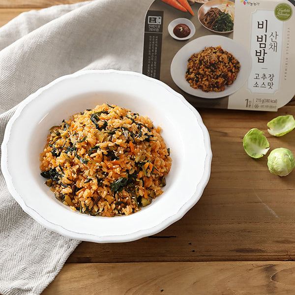 Bibimbap with wild vegetables, gochujang (Korean traditional pepper paste) 215g