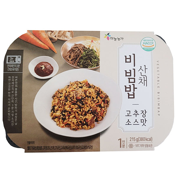 Bibimbap with wild vegetables, gochujang (Korean traditional pepper paste) 215g