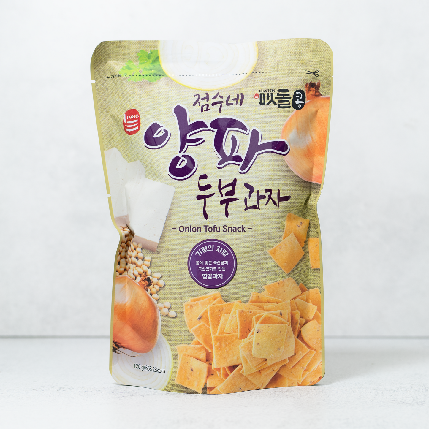 양파 두부과자 120g