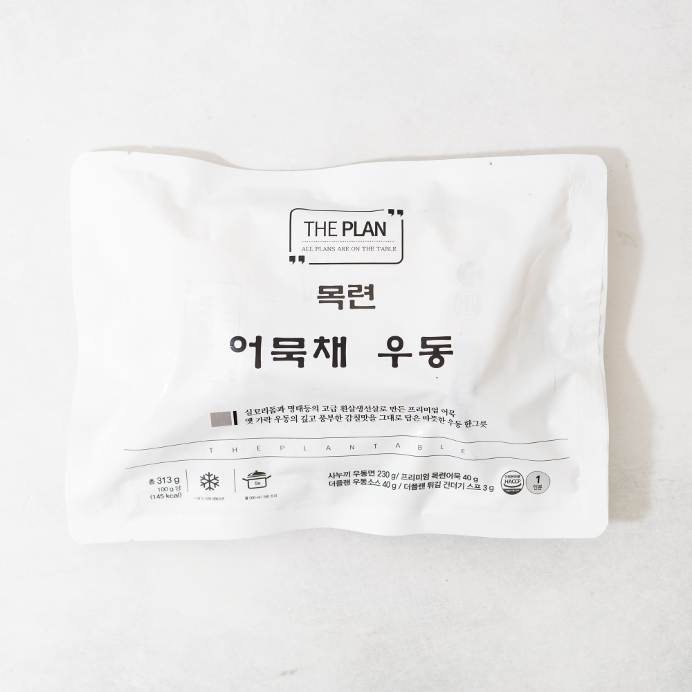 목련 어묵채 우동 313g