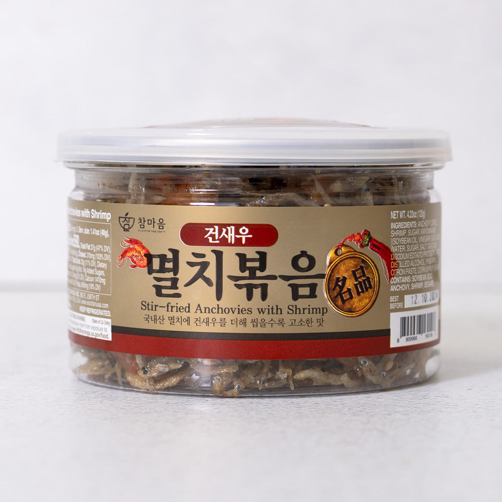 Stir-fried anchovies and shrimp 120g