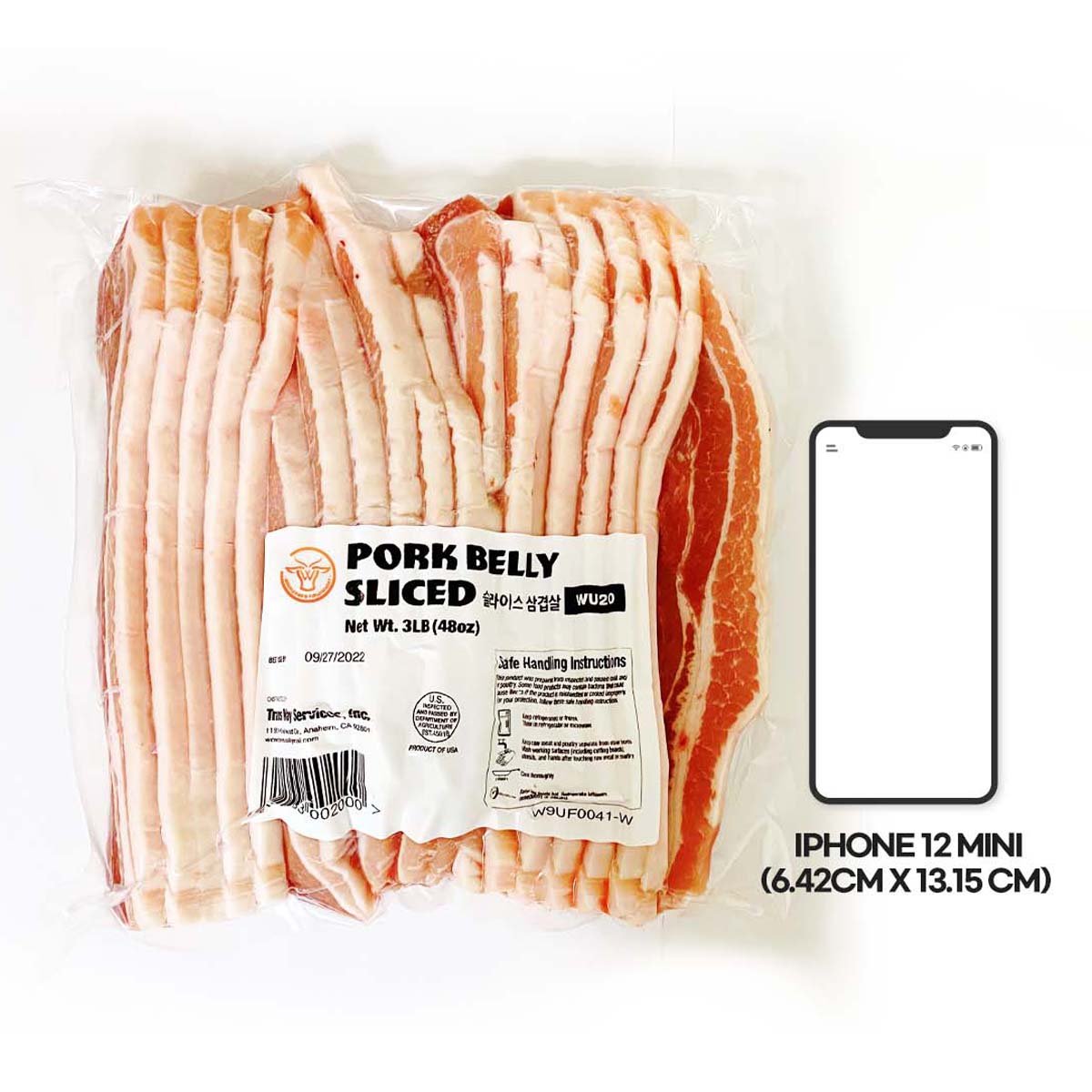 Pork Belly Sliced 3lbs