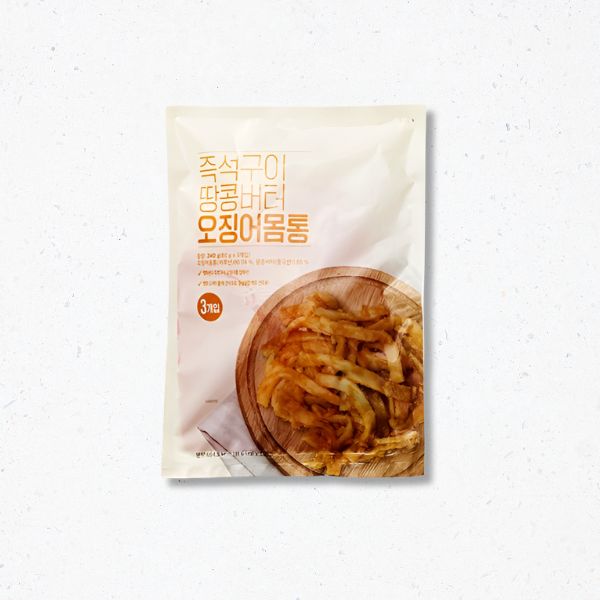Grilled Squid with Peanut Butter Flavor (80g x 3)