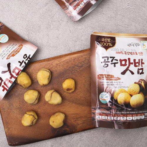 국내산 100% 공주맛밤 선물세트 (50g x 10개입)