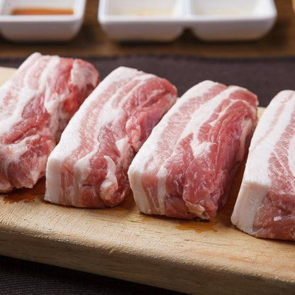 통삼겹 (Boneless Pork Belly Thick Cut) 2lb