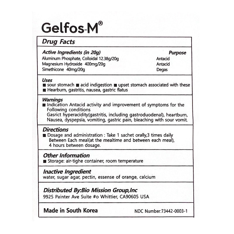 Gelpos M 20Gg*4
