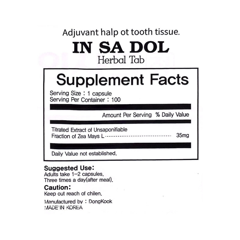 Insadol 100 Tabs