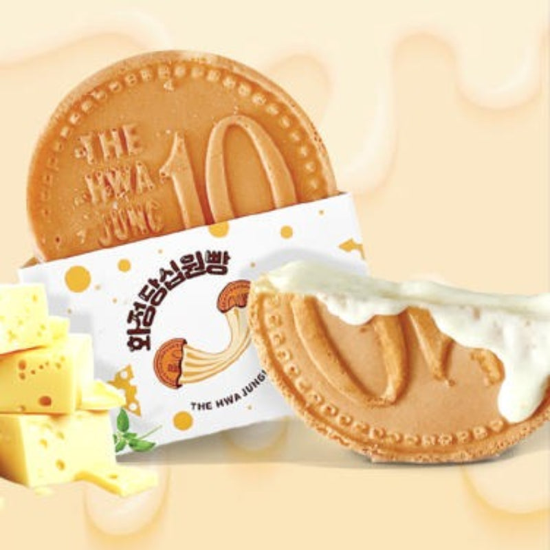 Korea Coin Shaped Mozzarella Cheese Bread 120g