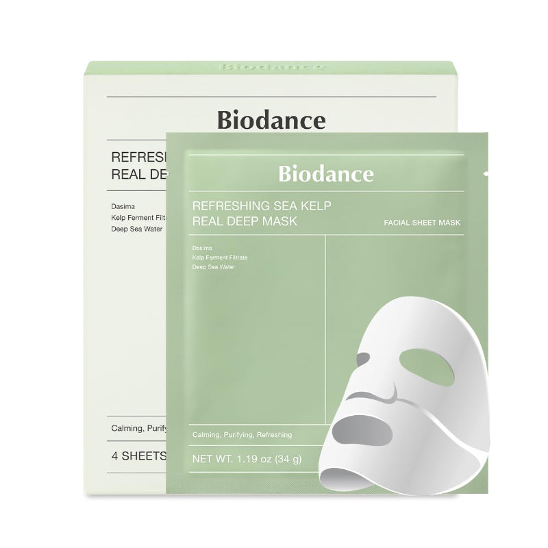 Biodance Refreshing Sea Kelp Real Deep Mask 34gx4