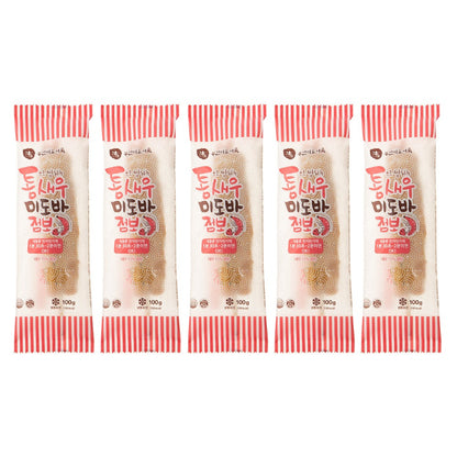 [미도어묵] 통으로 씹히는 통새우 미도바 점보세트 (100g x 5개)