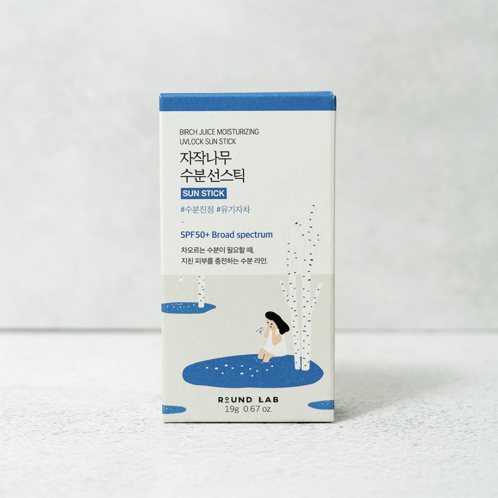 라운드랩 자작나무 수분 선스틱 19g