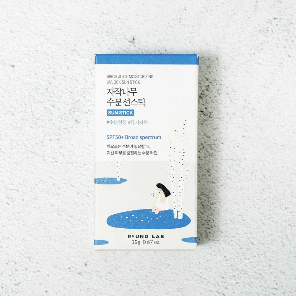 라운드랩 자작나무 수분 선스틱 19g