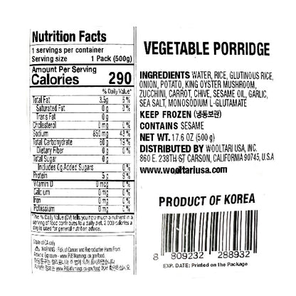 서울마님 야채죽 500g