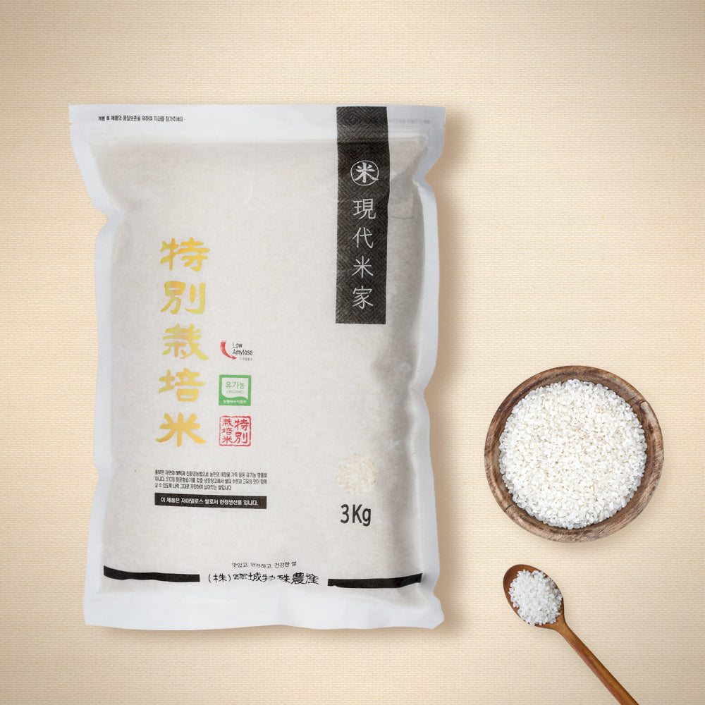 보성 유기농 특별재배미 3kg