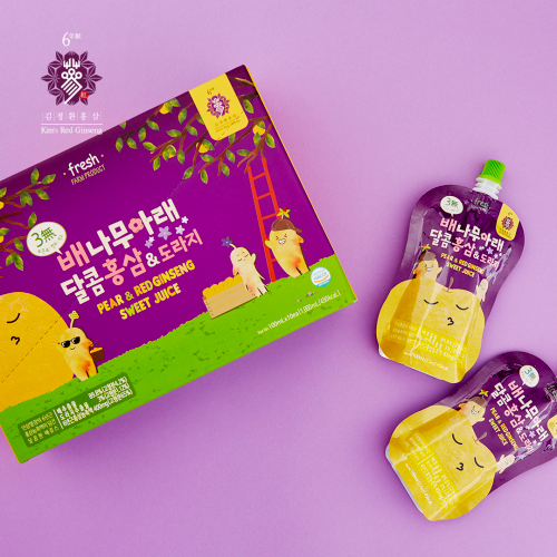배나무아래 달콤홍삼&도라지 (100ml x 10포)