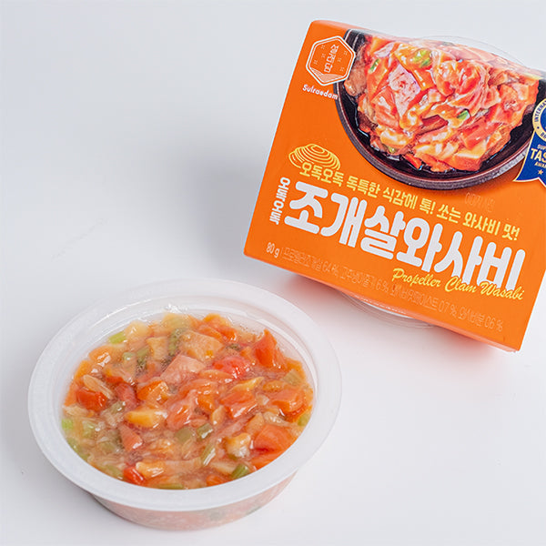 Seasoned Clam Wasabi 80g