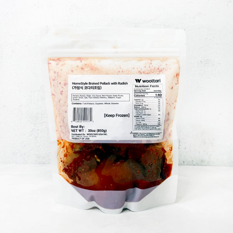 Braised Dried Pollack with Radish