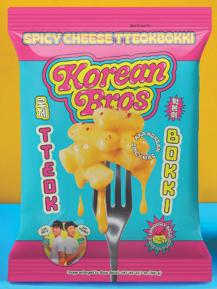 떡볶이 패밀리 사이즈 파우치 매운맛 치즈 360g