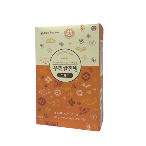 우리쌀 아몬드전병 204g
