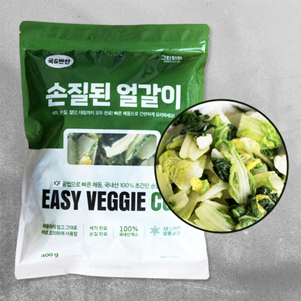 Korean Sliced Winter Harvested Napa Cabbage 400g