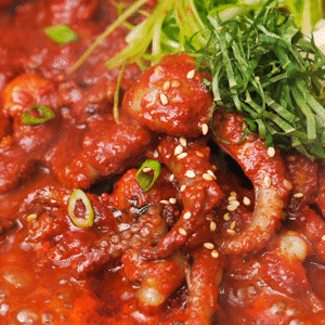 Omani Stir-fried Webfoot Octopus(Jjuggumi) 500g