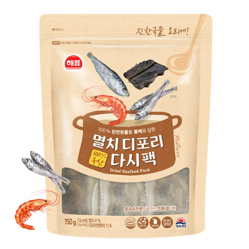 멸치 디포리 다시팩 150g