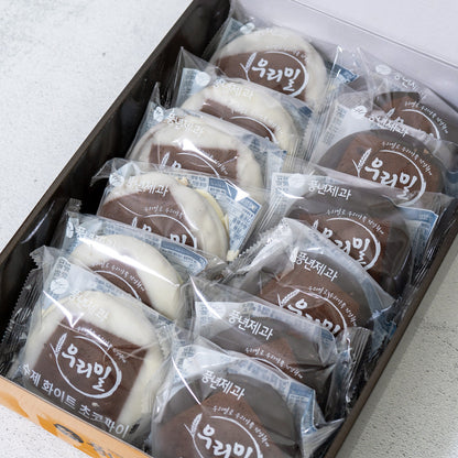 Handmade Choco-pie(Original 6ea+White 6ea)900g