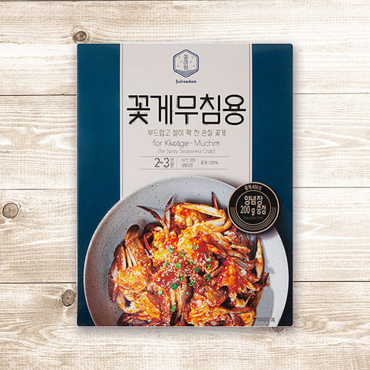 설래담 양념꽃게무침 650g (꽃게 450g + 양념 200g)