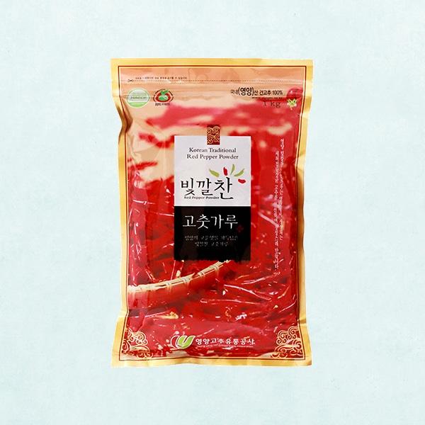 [2024입고] 빛깔찬 고춧가루(양념용 보통맛) 1kg [EXP: Aug 4, 2026]
