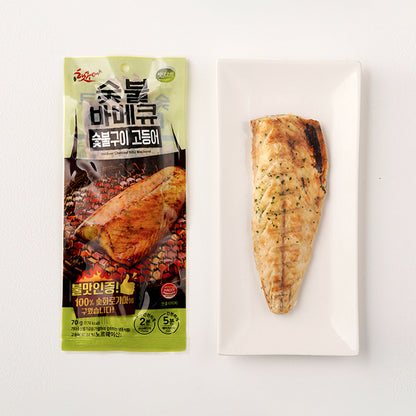 숯불바베큐 숯불구이 고등어 70g