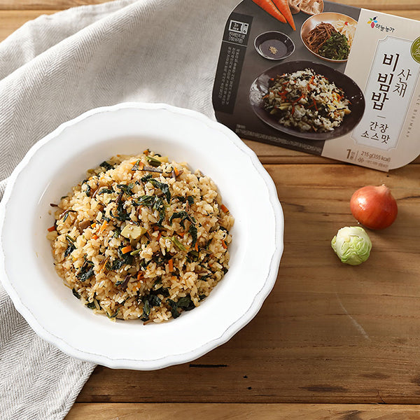 Bibimbap with wild vegetables, soy sauce 215g