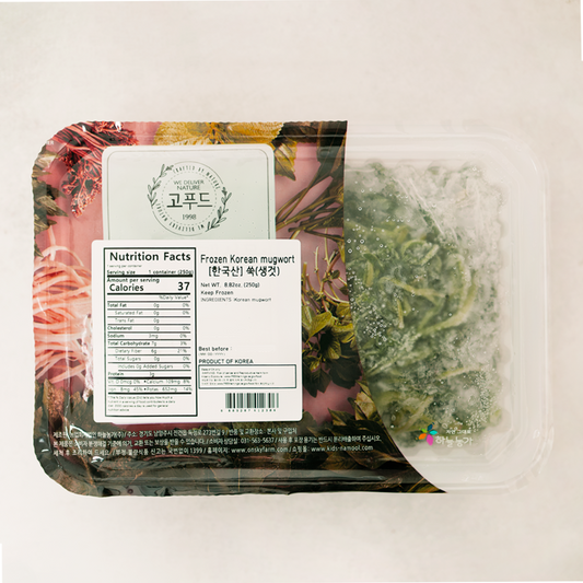 생데친 쑥 250g