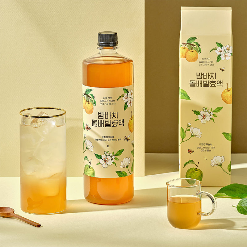 밤바치 유기농 돌배발효액 1L