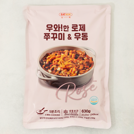 우와!한 로제쭈꾸미우동 630g
