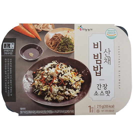 Bibimbap with wild vegetables, soy sauce 215g