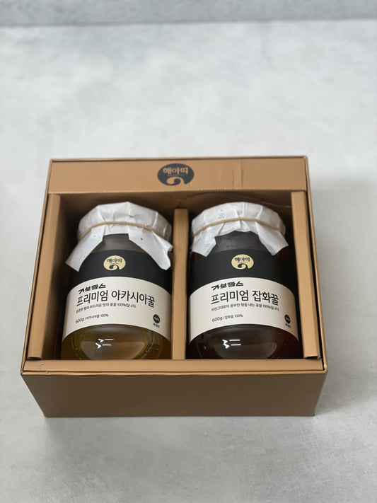 Premium Flower Honey Gift Set 1.2kg