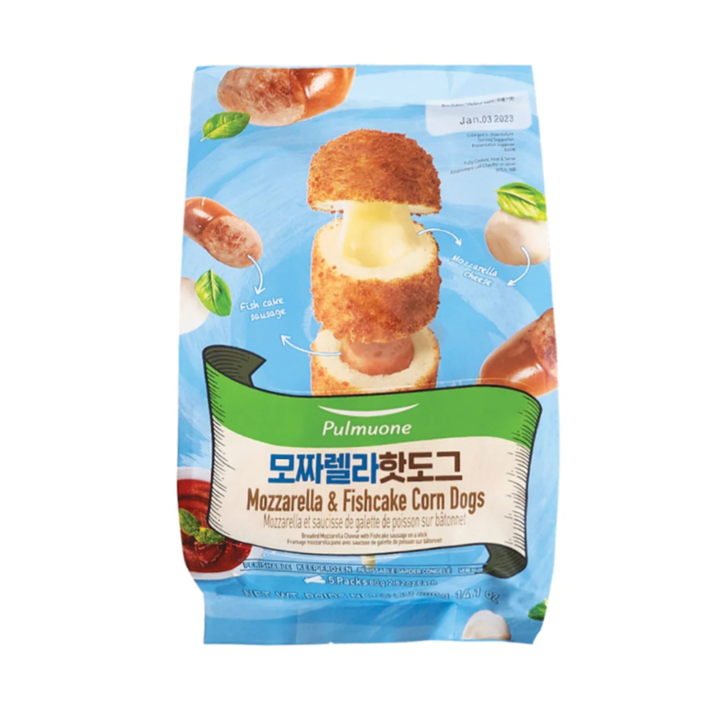모짜렐라 핫도그 400g