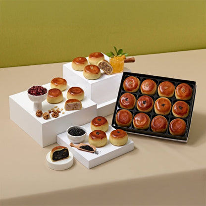 TAEGEUKDANG Assorted Moon Cake, 70g X 12pcs 840g