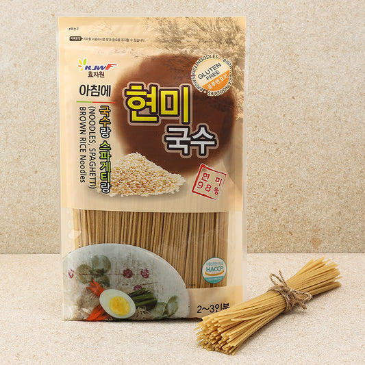 아침에 현미국수 500g