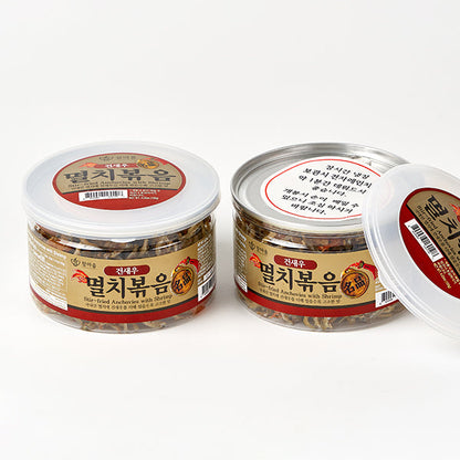 Stir-fried anchovies and shrimp 120g
