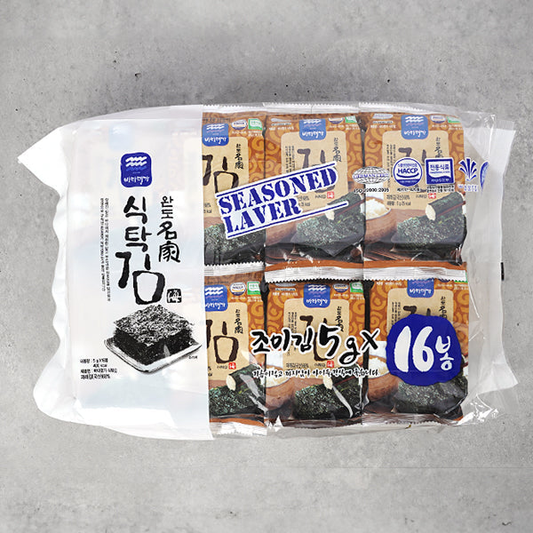Seasoned Laver (Siktak Laver) 80g (5g*16)
