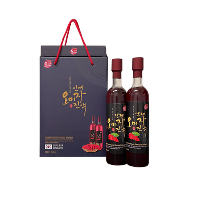 프리미엄 오미자진액 (500ml x 2병)