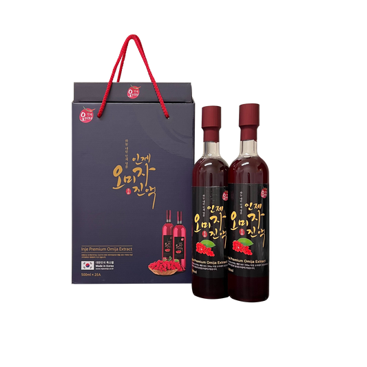 프리미엄 오미자진액 (500ml x 2병)
